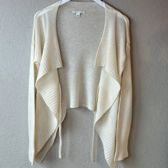 Banana Republic Tie Front Waterfall Cardigan Sweater Size Small - Picture 4 of 10